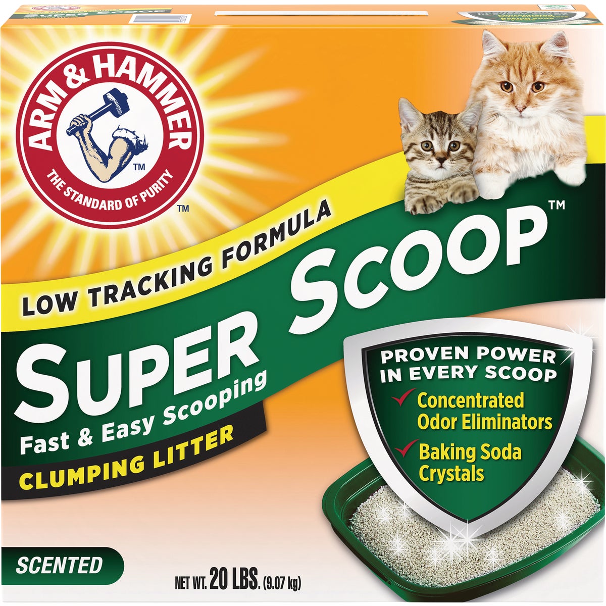 Arm & Hammer Super Scoop 20 Lb. Fresh Clumping Litter