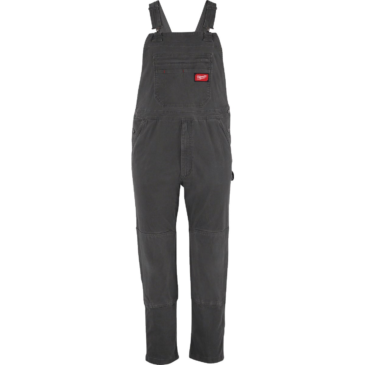 Milwaukee FREEFLEX Men's 36x34 Gray Unlined Bib Overalls