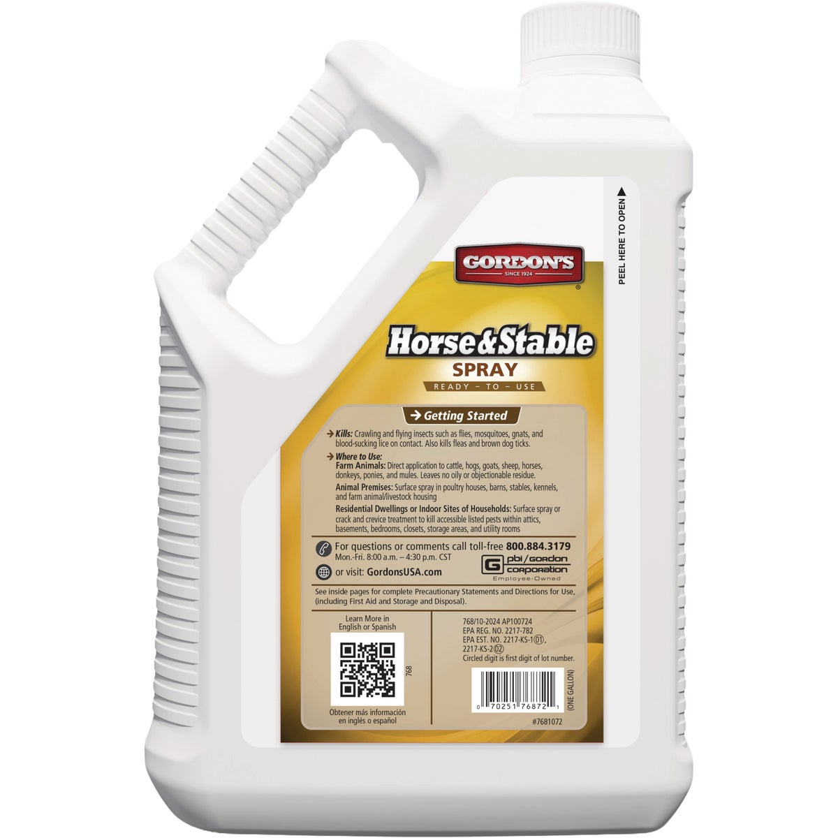 Gordon's 1 Gal. Ready To Use Horse & Stable Spray Image 3