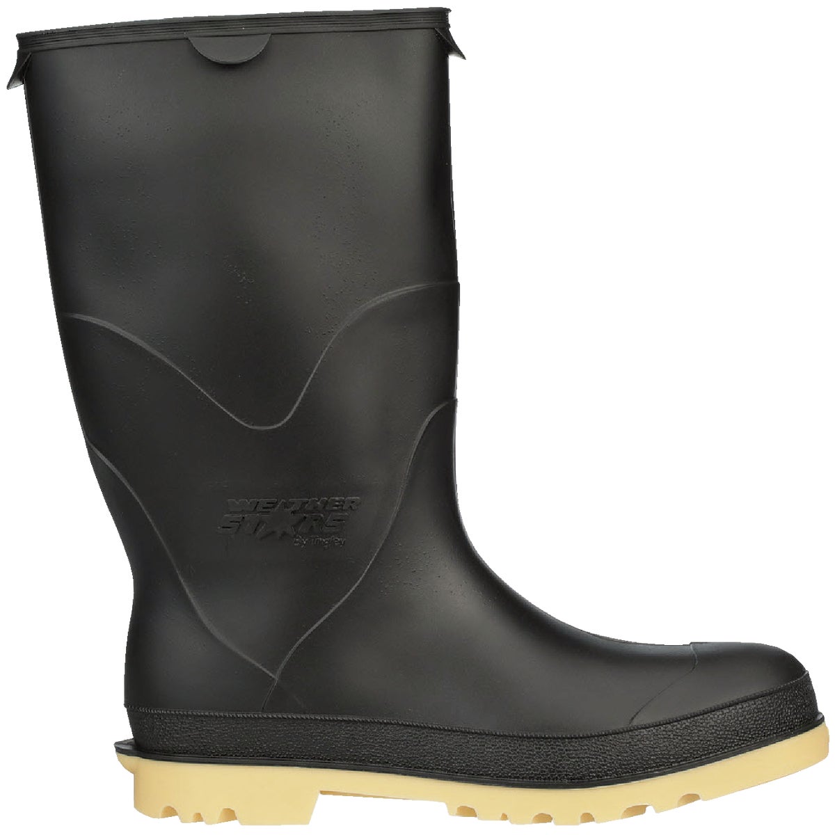 Tingley StormTracks Kids Size 4 Black Rain Boots