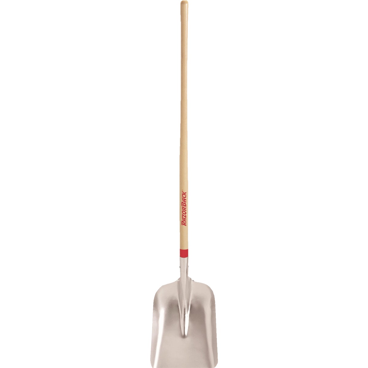 Razor-Back 46 In. Aluminum Scoop Shovel with Wood Handle