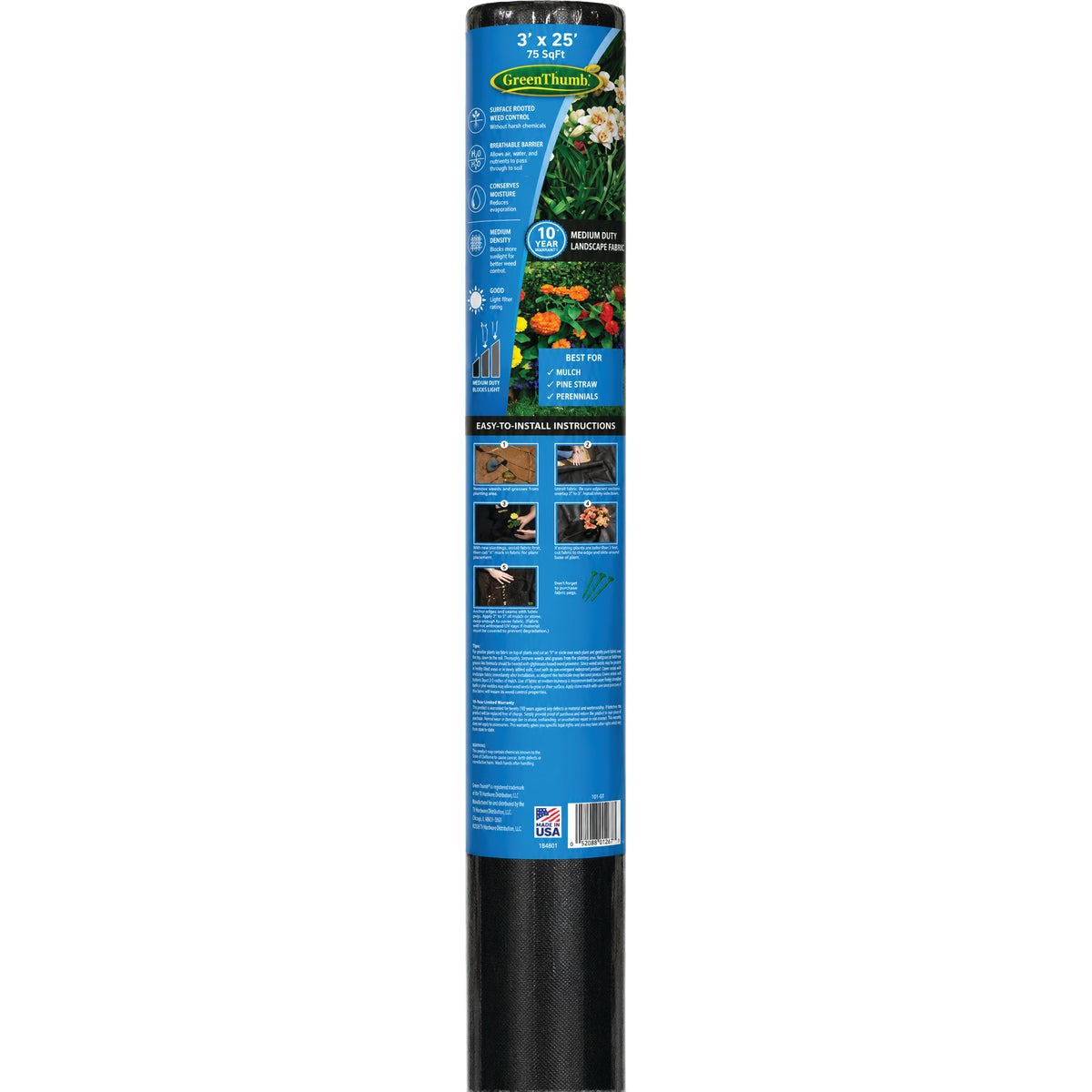 Green Thumb 3 Ft. x 100 Ft. 10 Year Landscape Fabric