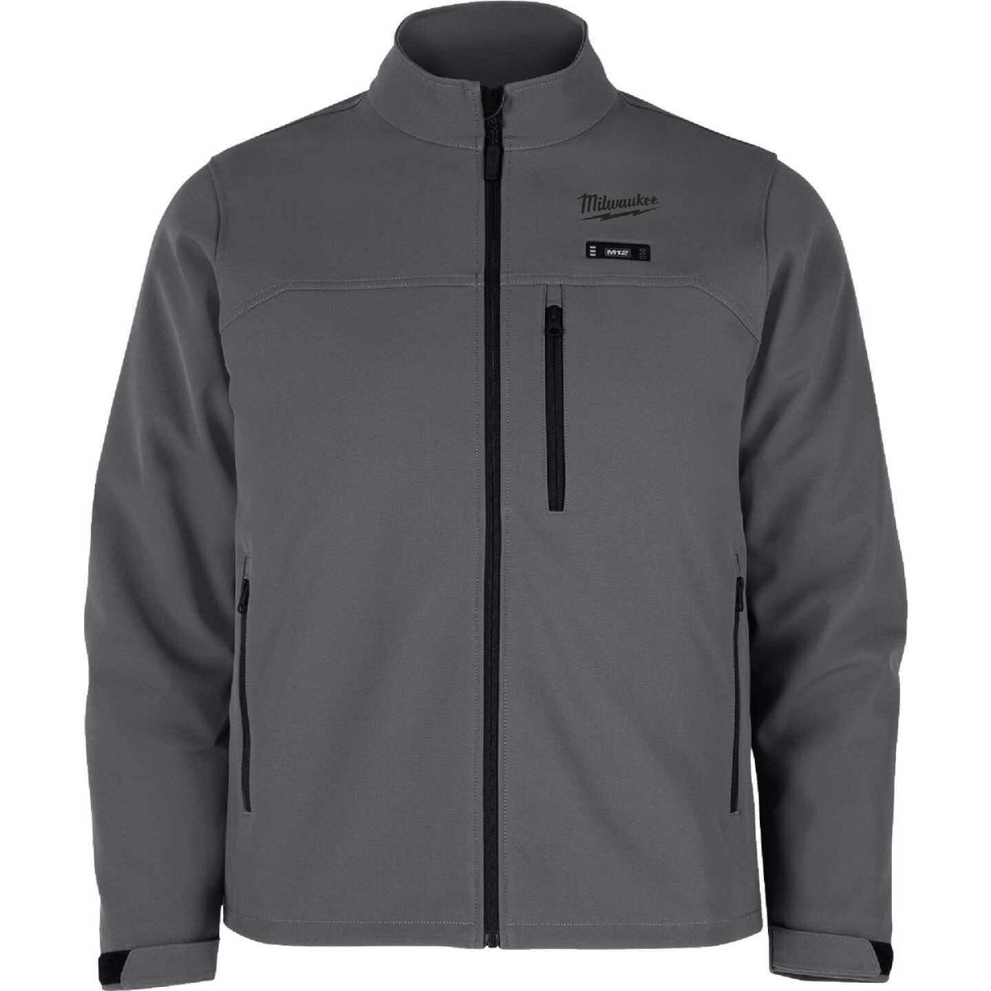 Milwaukee M12 TOUGHSHELL Men's Gray Cordless Heated Jacket, L Image 1