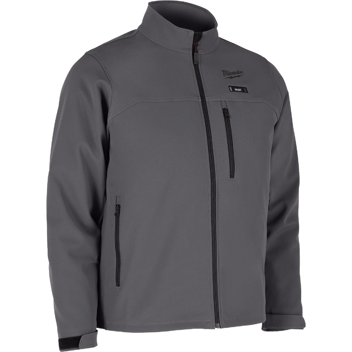 Milwaukee M12 TOUGHSHELL Men's Gray Cordless Heated Jacket, L Image 3