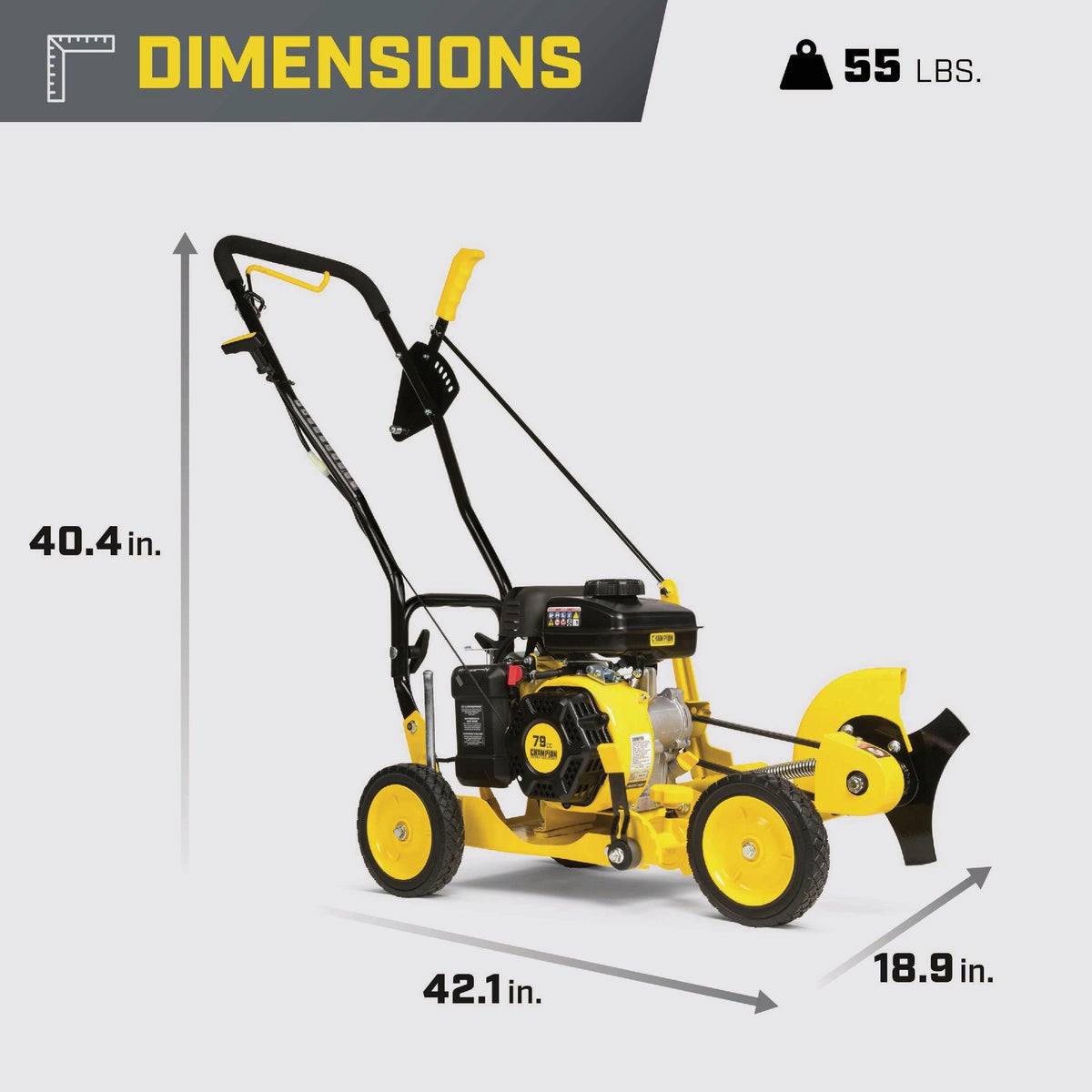 Champion 9 In. 79cc Lawn Edger with Curb Hop Feature Image 5