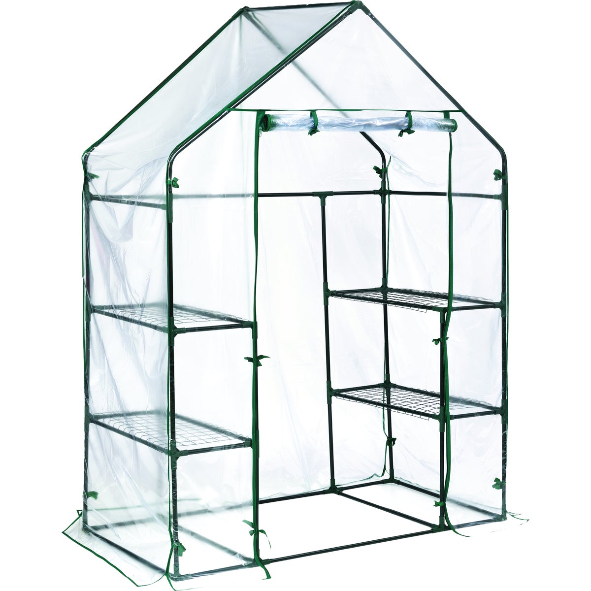 Miracle-Gro 56 In. x 29 In. x 76 In. Steel Frame Mini Greenhouse