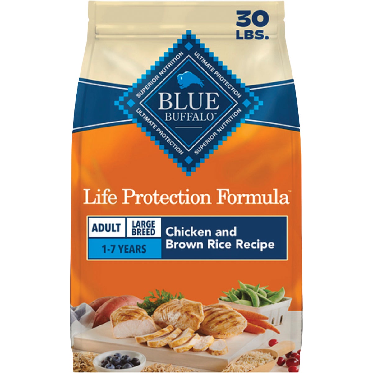 Blue Buffalo 30 Lb. Chicken/Rice Large Breed Dry Dog Food