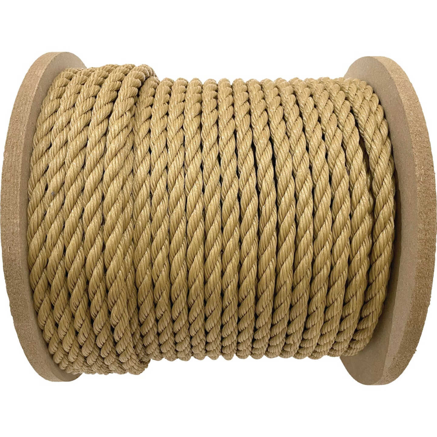 Richelieu 1/2 in. x 250 ft. Tan Twisted Polypropylene Rope Image 1
