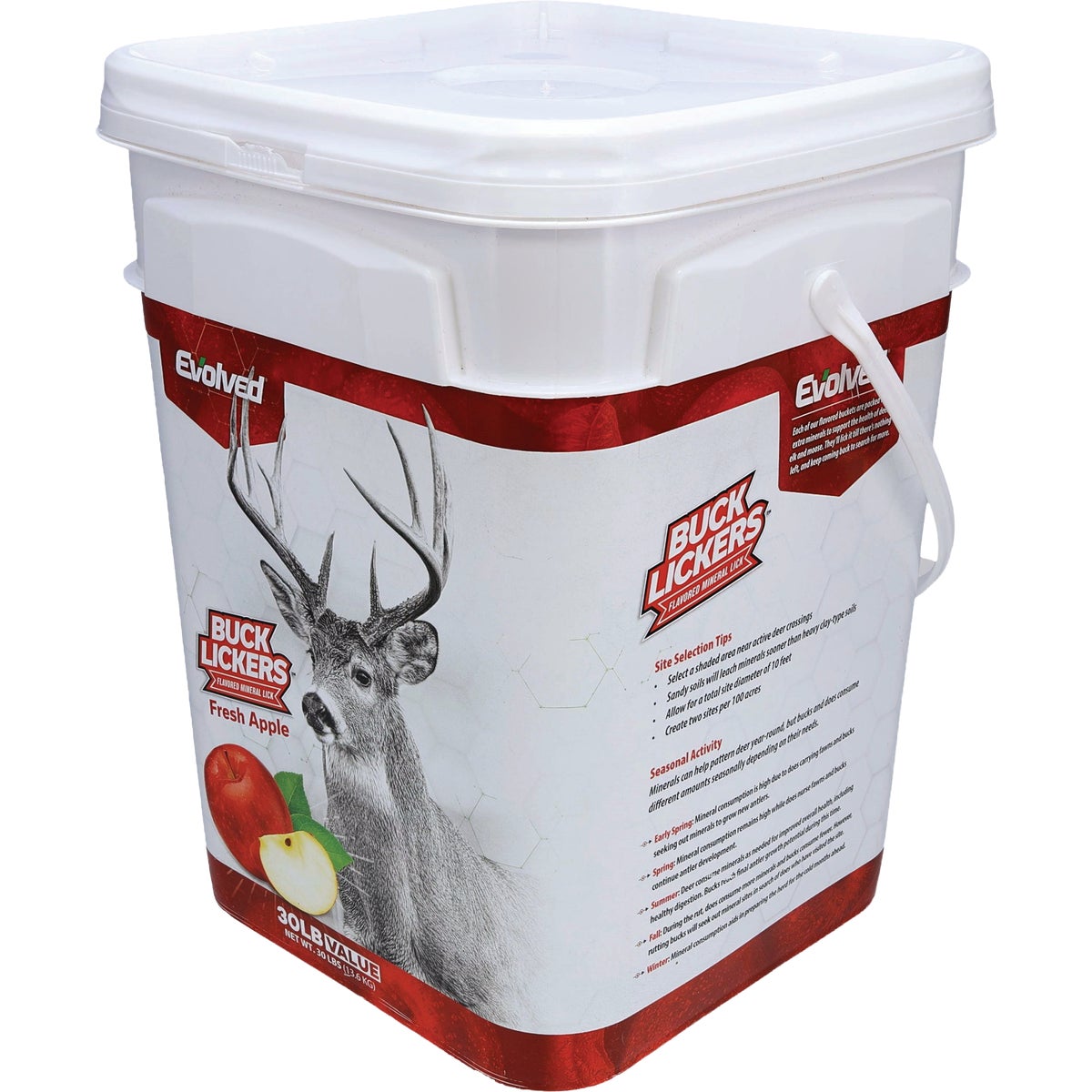 Evolved Buck Licker 30 Lb. Apple Deer Attractant Image 2