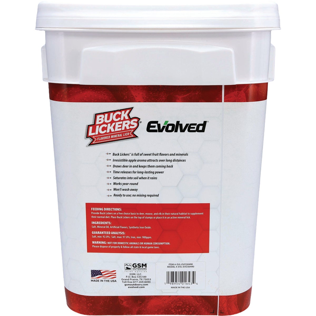 Evolved Buck Licker 30 Lb. Apple Deer Attractant Image 3