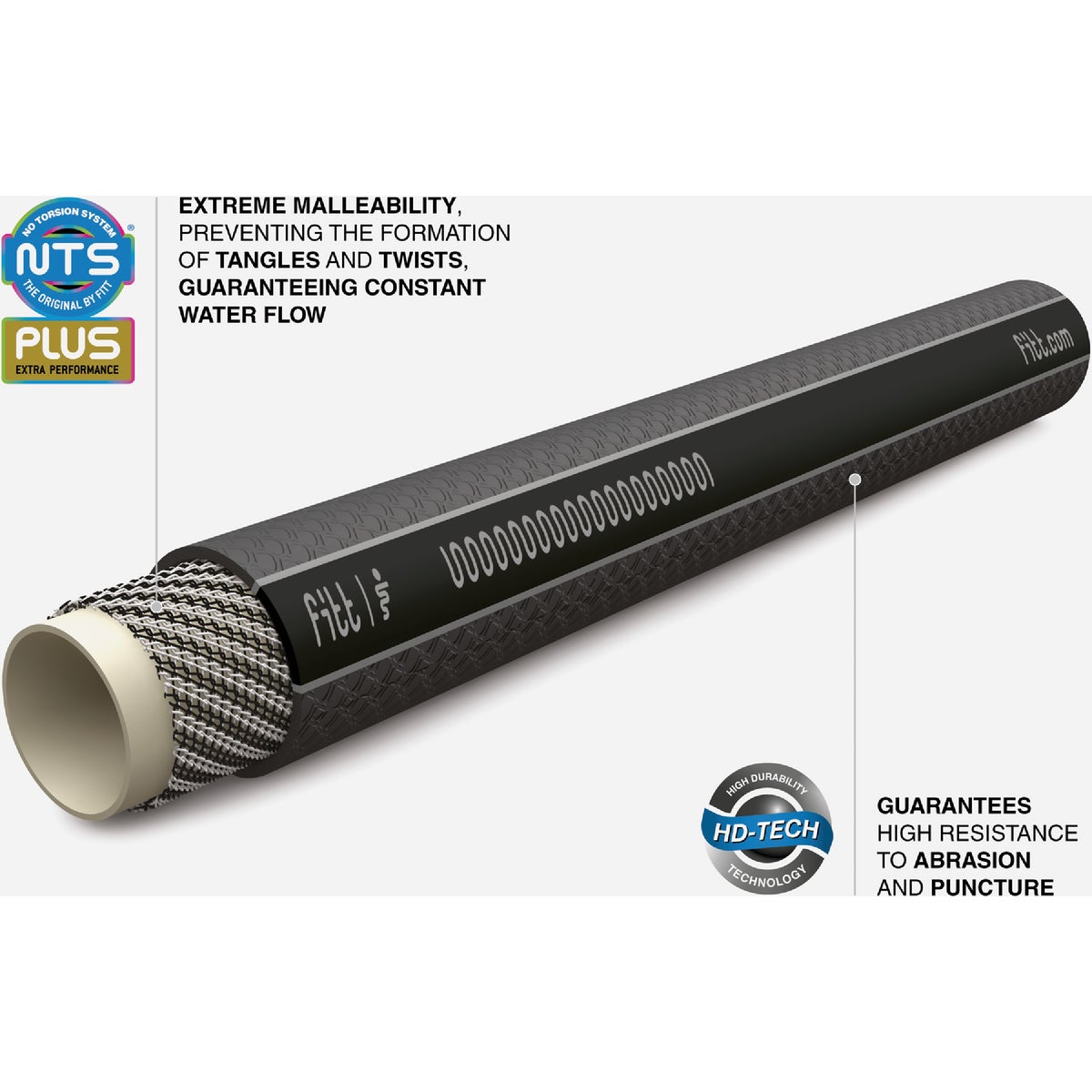 Fitt Force PRO 5/8 In. Dia. X 50 Ft. L. Drinking Water Safe Commercial Grade Garden Hose Image 7