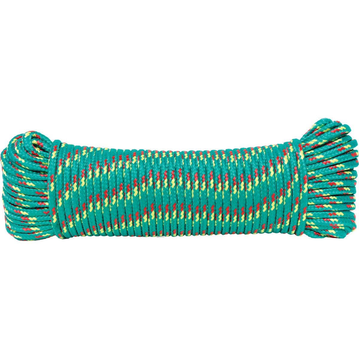Richelieu 3/16 In. x 100 Ft. Assorted Diamond Braid Polypropylene Rope