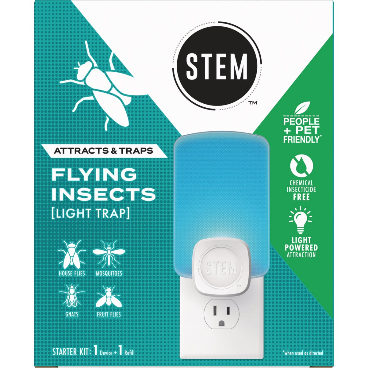 Stem Reusable Indoor Flying Insects Light Trap Starter Kit Image 1
