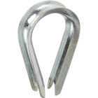 National Rope Thimbles, Zinc Plated, 1/4 In. Image 1