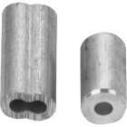 Campbell 1/4 In. Aluminum Cable Ferrule & Stop Set (2-Piece) Image 1