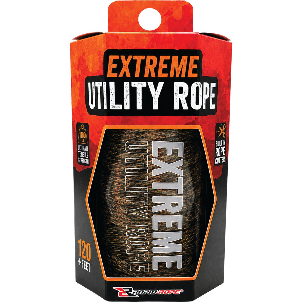 Rapid Rope 120 Ft. 1100 Lb. Tensile Strength Camo Utility Rope