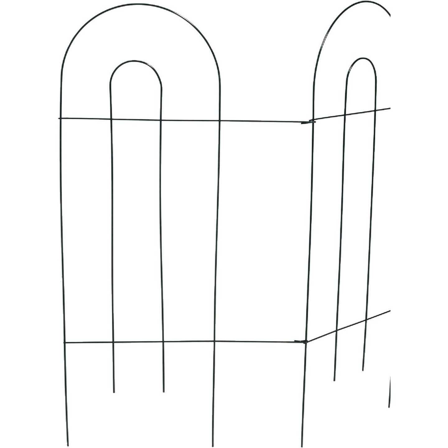 Best Garden 10 Ft. Powder-Coated Green Wire Folding Fence Image 1