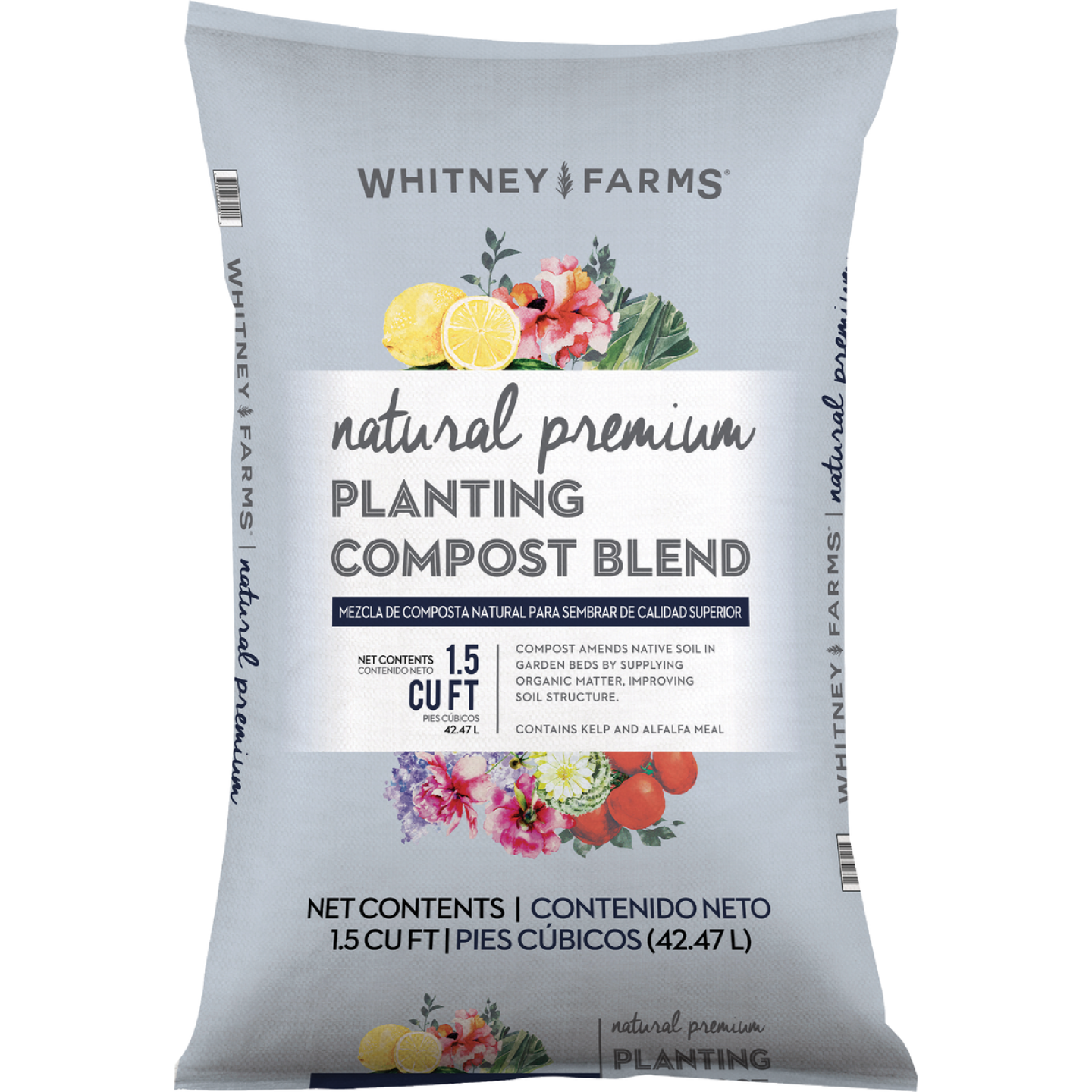 Whitney Farms Natural Premium 1.5 Cu. Ft. 31-1/2 Lb. Lawn & Garden Compost Image 1