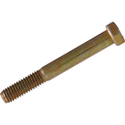 Hillman 1/2 In. x 2 In. Grade 8 Yellow Dichromate Hex Head Cap Screw (50-Count) Image 1