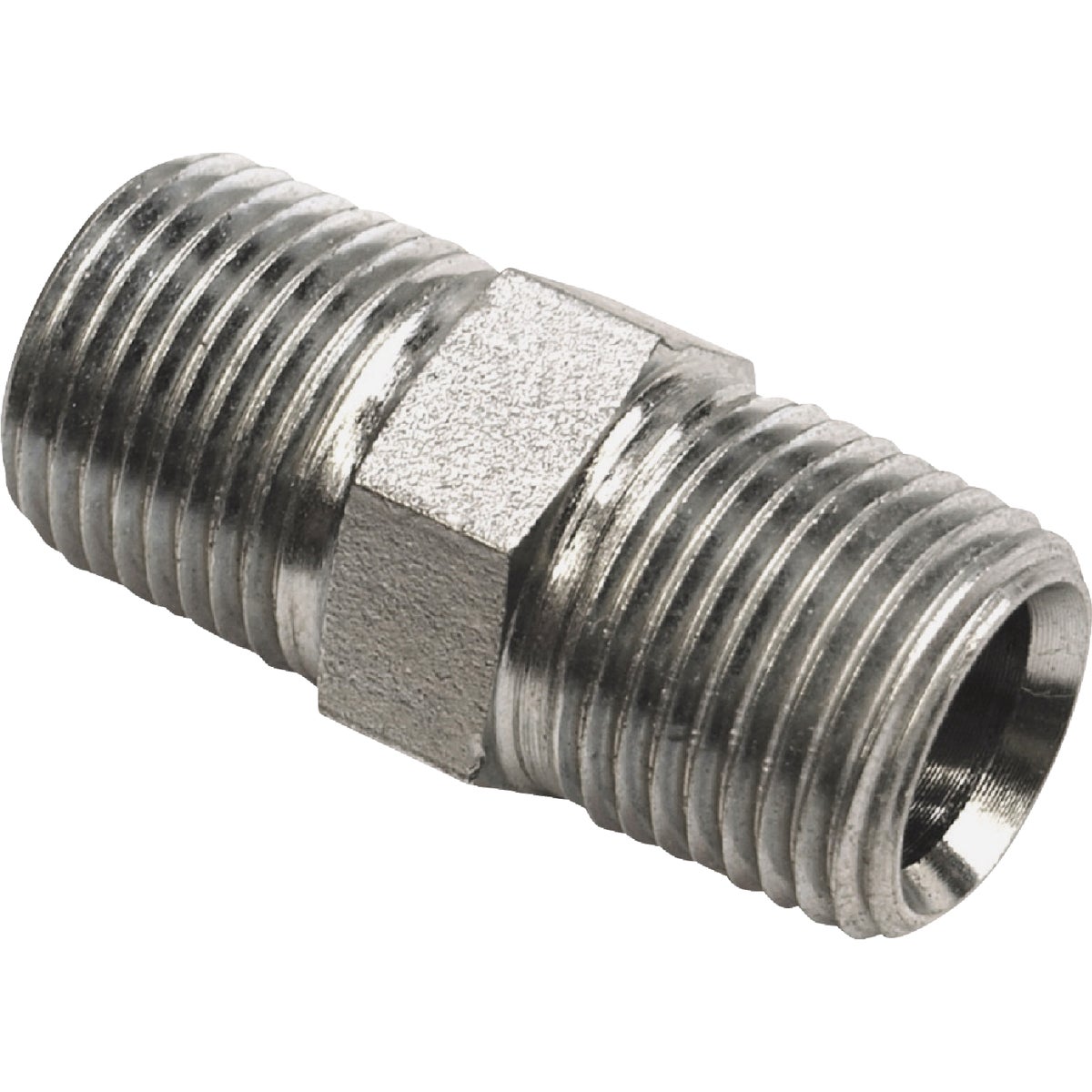 Apache 3/8 In. Male Pipe x 3/8 In. Male Pipe Hydraulic Hose Adapter