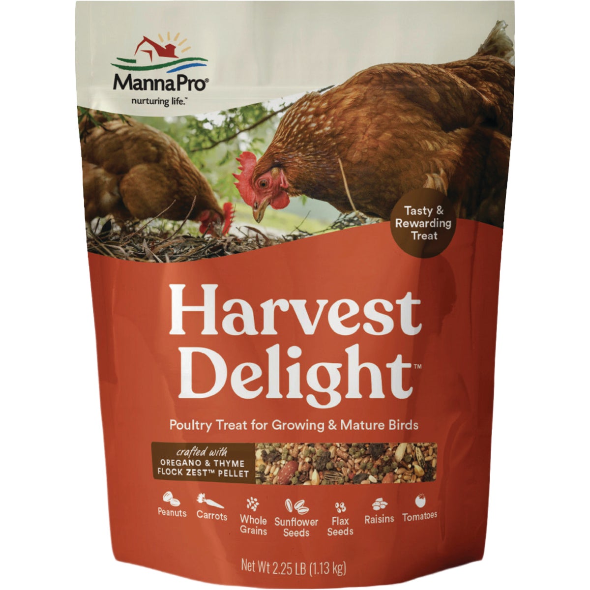 Manna Pro Harvest Delight 2.25 Lb. Chicken Treats