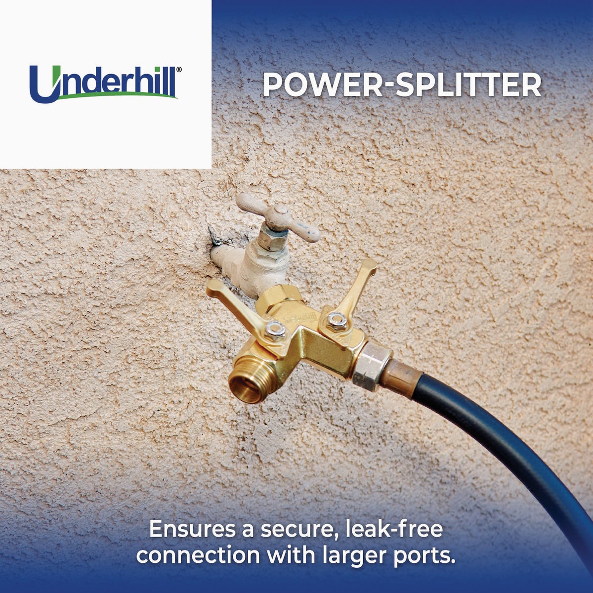 Underhill Power-Splitter 2-Way Hose Y-Shut-Off Image 3