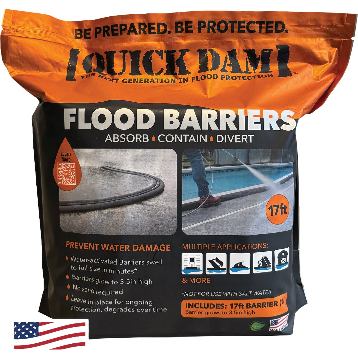 Quick Dam 6 In. x 17 Ft. Flood Barrier Fabric