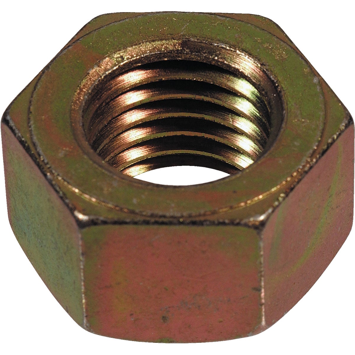 Hillman 3/8 In. 16 tpi Grade 8 Yellow Dichromate Hex Nuts (100-Count)