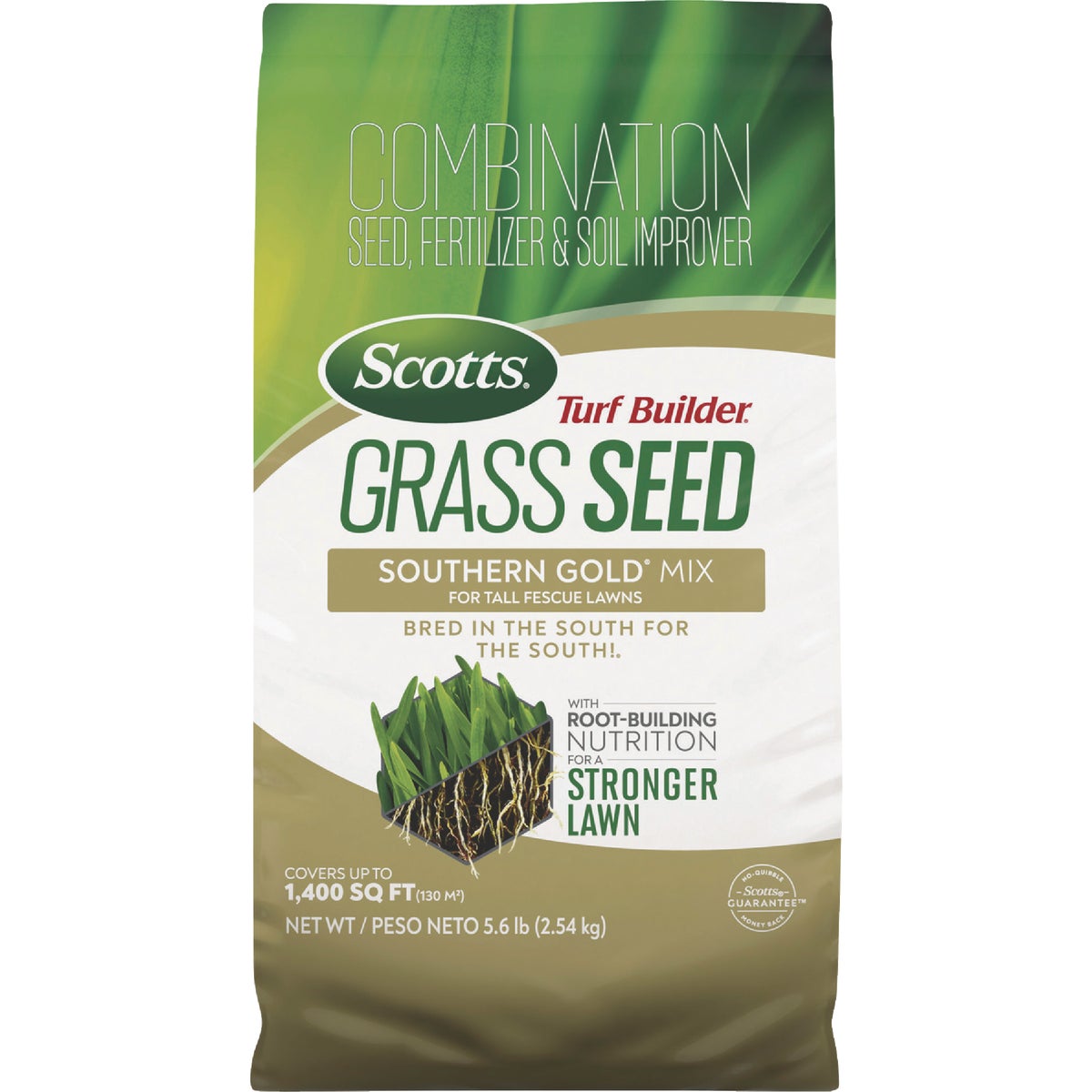 Scotts Turf Builder 5.6 Lb. 1400 Sq. Ft. Southern Gold Mix Grass Seed for Tall Fescue Lawns