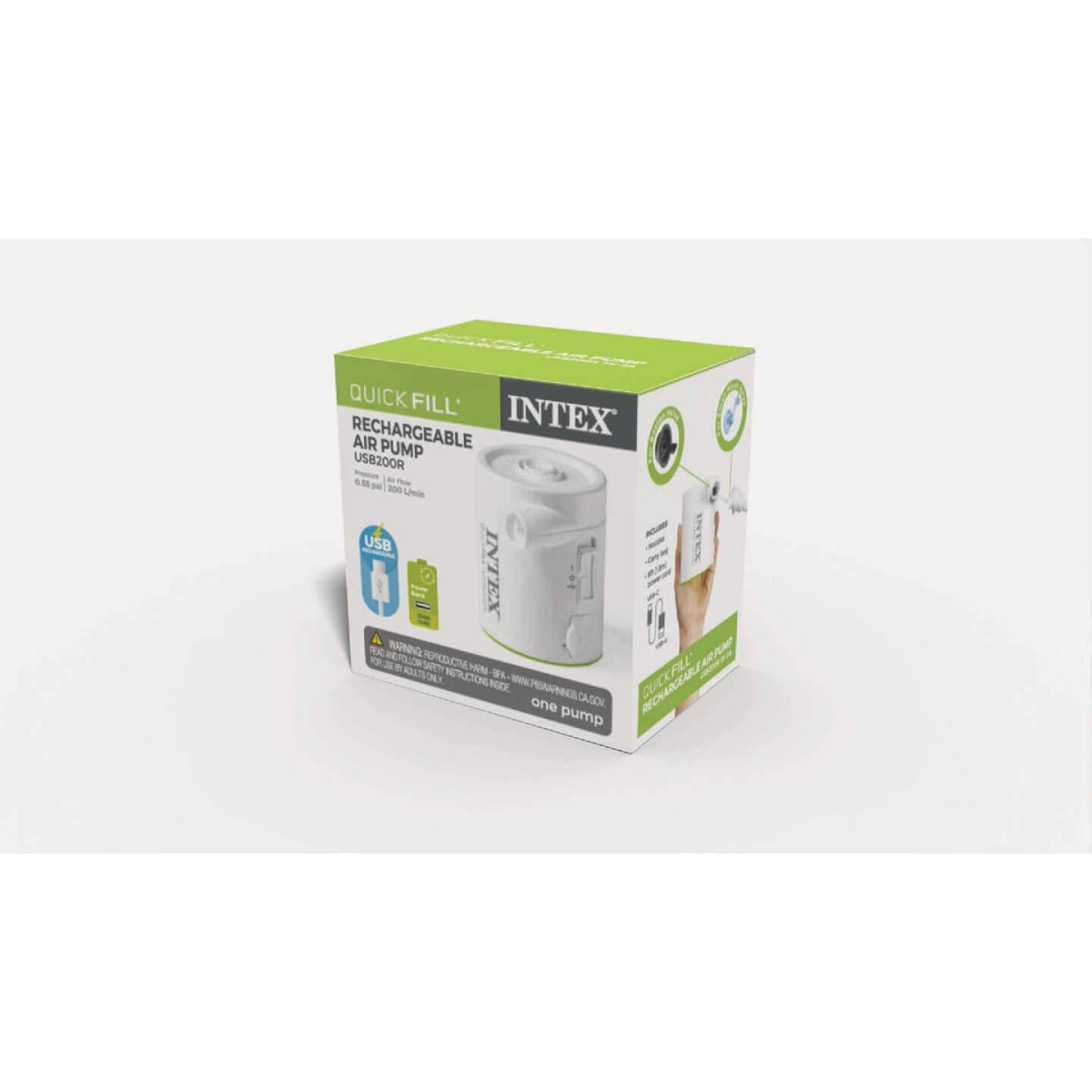 Intex Quick-Fill USB Rechargeable Electric Air Pump Image 4