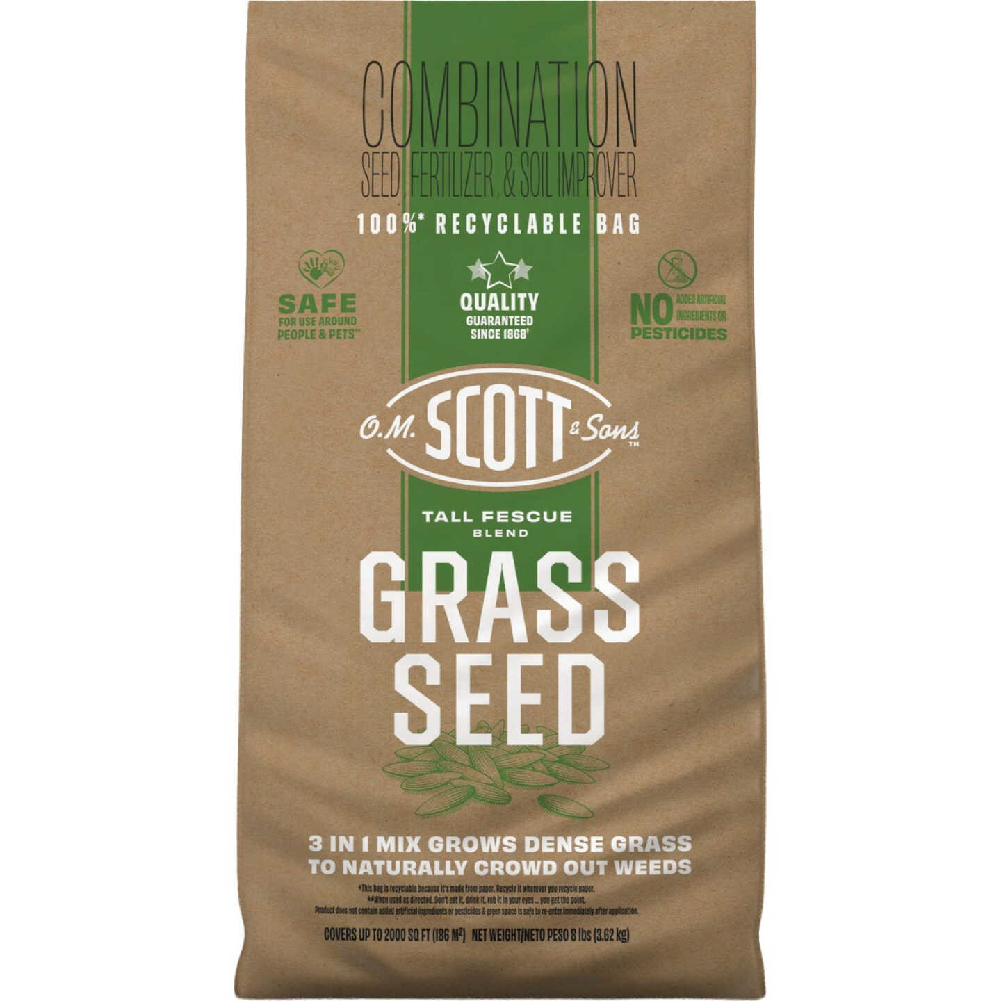 O.M. Scott & Sons 8 Lb. Tall Fescue Blend Grass Seed Image 1