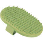 U-groom Rubber Curry Brush Oval with Handstrap Image 1