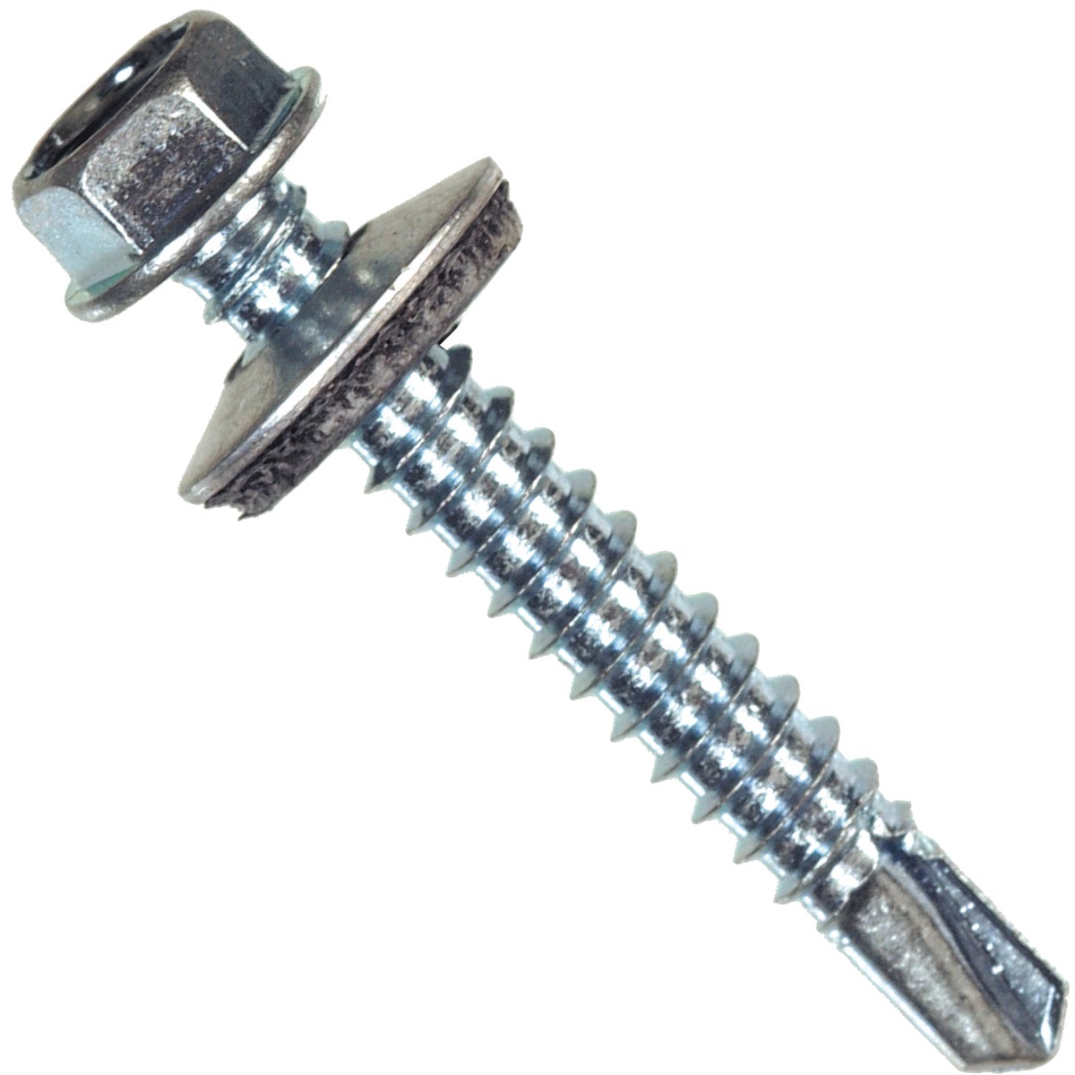 Hillman 1/4 In. - #14 3/4 In. Washer Head Self-Drilling Sheet Metal Screw (100-Count)