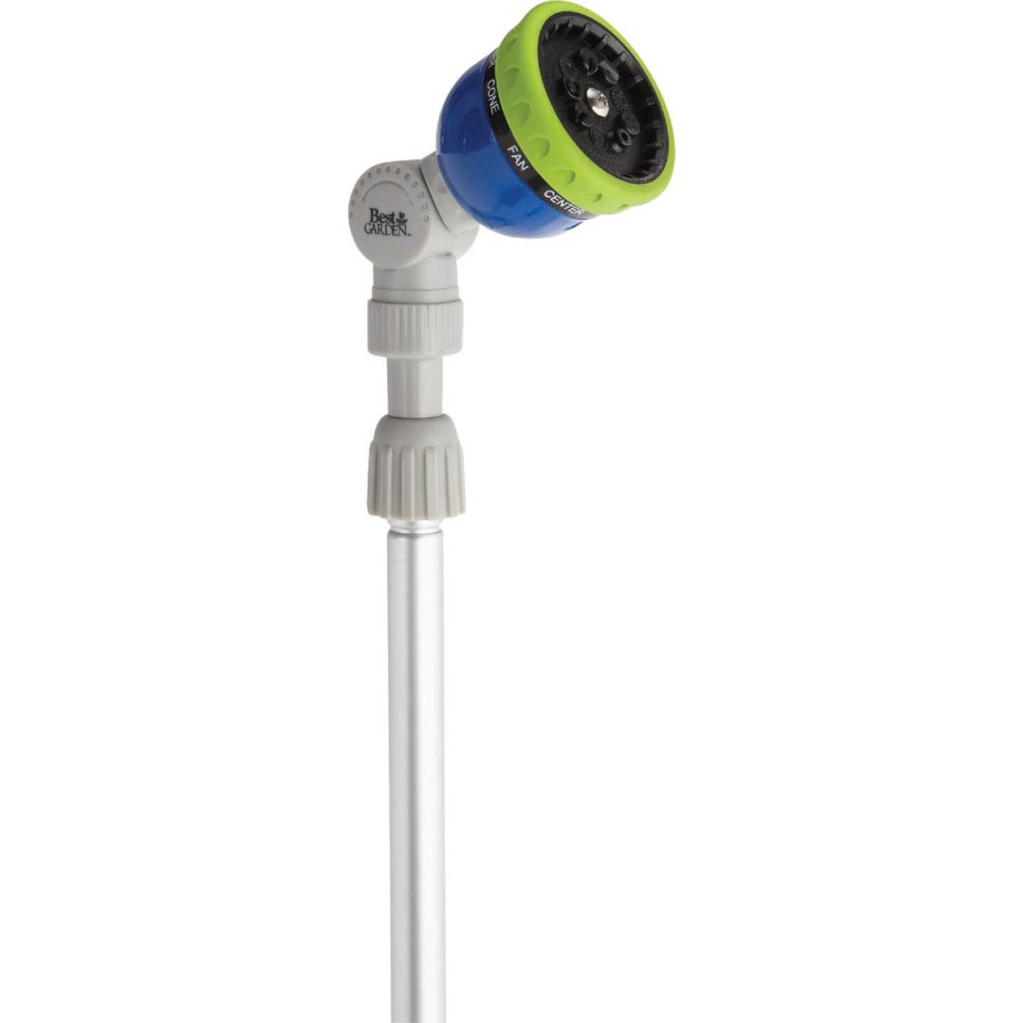 Best Garden 34 In. to 55 In. 9-Pattern Telescoping Water Wand, Blue & Gray Image 3