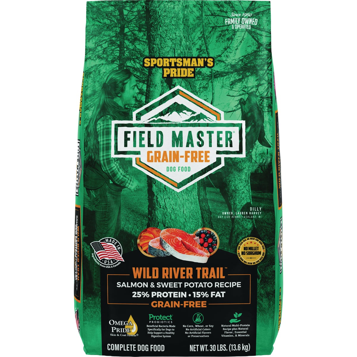 Sportsman's Pride Field Master 30 Lb. Grain Free Salmon & Sweet Potato Recipe Dry Dog Food
