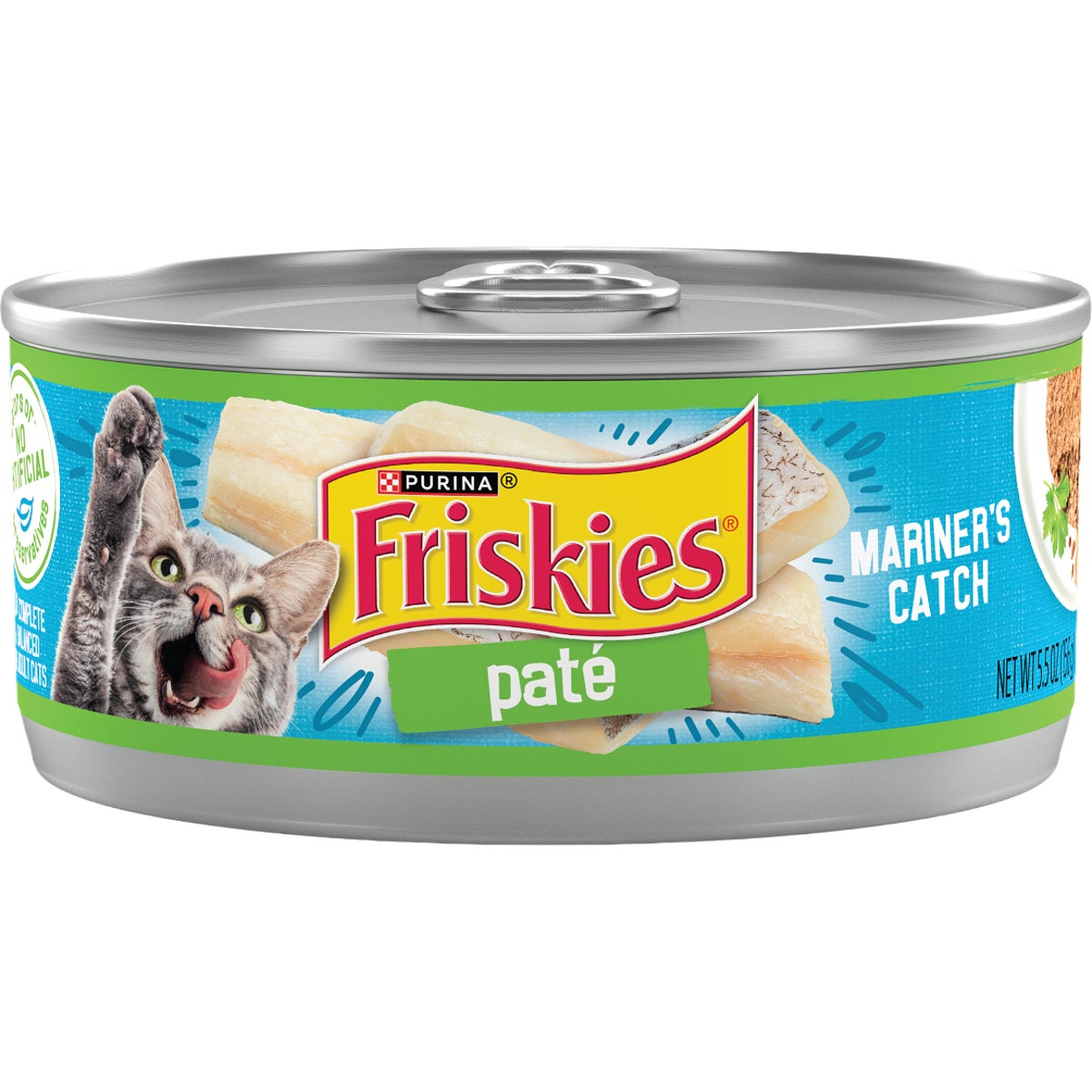 Purina Friskies 5.5 Oz. Classic Pate Mariner's Catch Cat Food