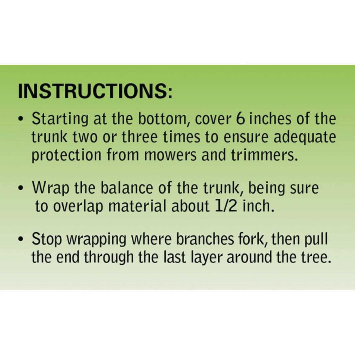 DeWitt White Polypropylene 3 In. x 50 Ft. Tree Wrap Image 4