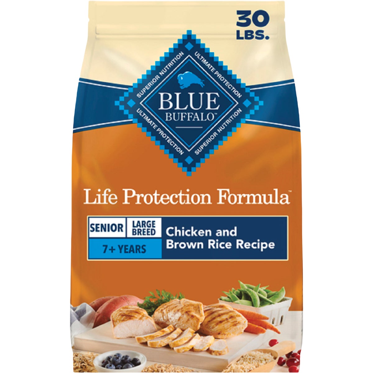 Blue Buffalo 30 Lb. Natural Chicken & Brown Rice Dry Dog Food