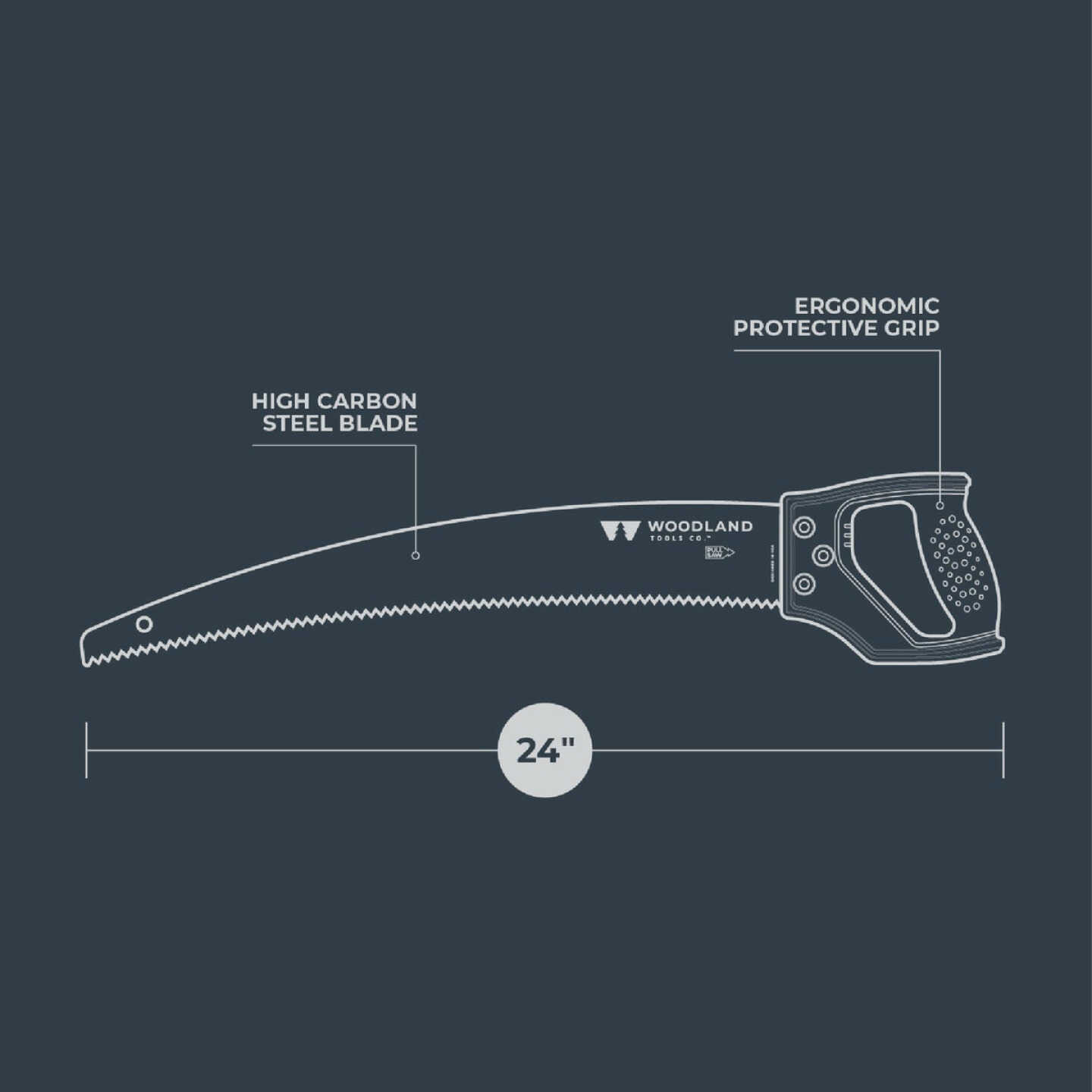 Woodland 18 In. Super Duty D-Handle Pruning Saw Image 4