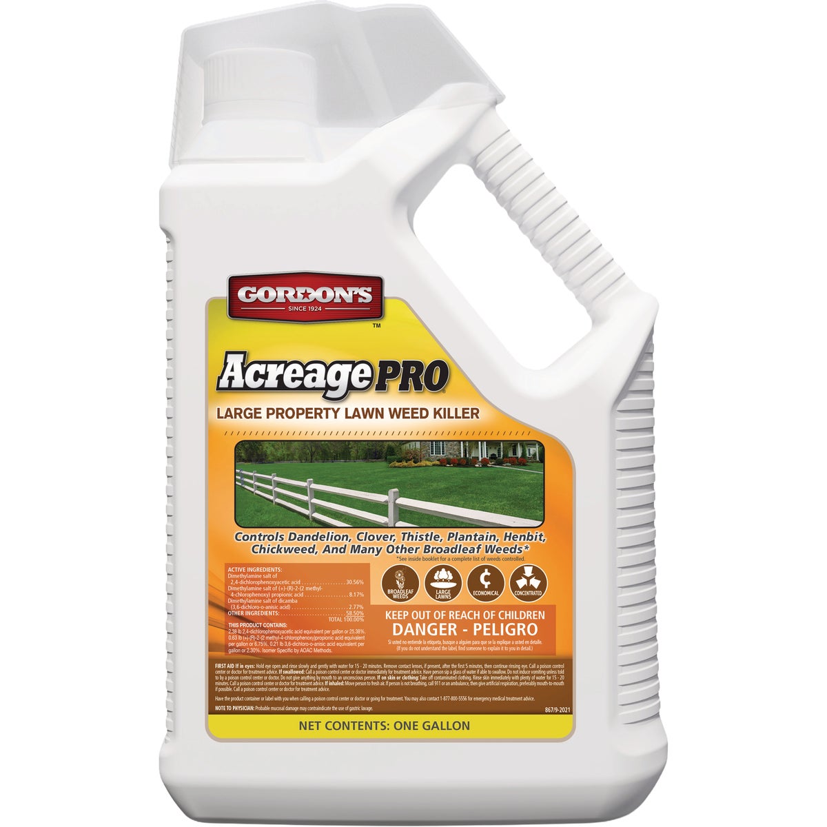 Gordon's Acreage Pro 1 Gal. Concentrate Large Property Lawn Weed Killer