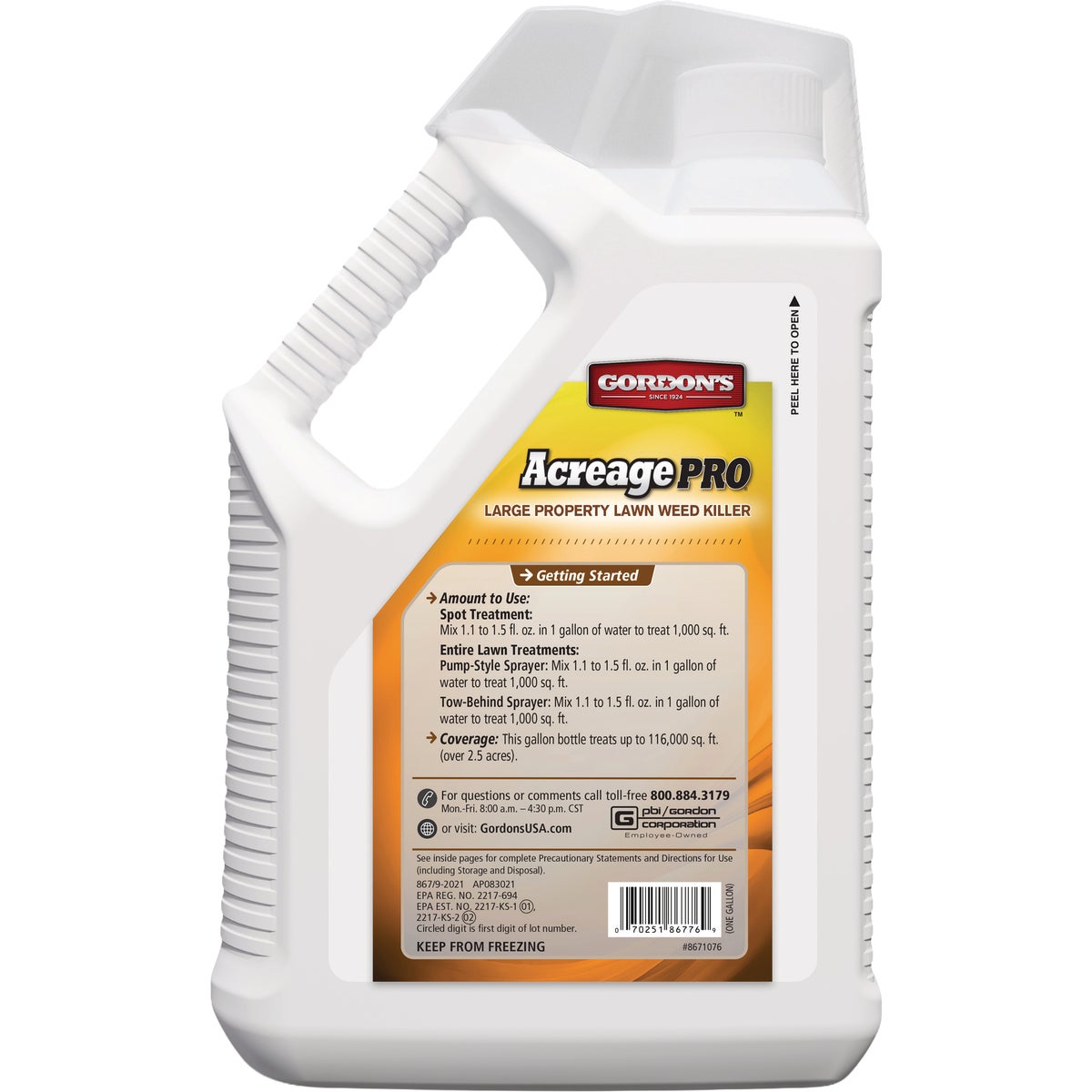 Gordon's Acreage Pro 1 Gal. Concentrate Large Property Lawn Weed Killer Image 3
