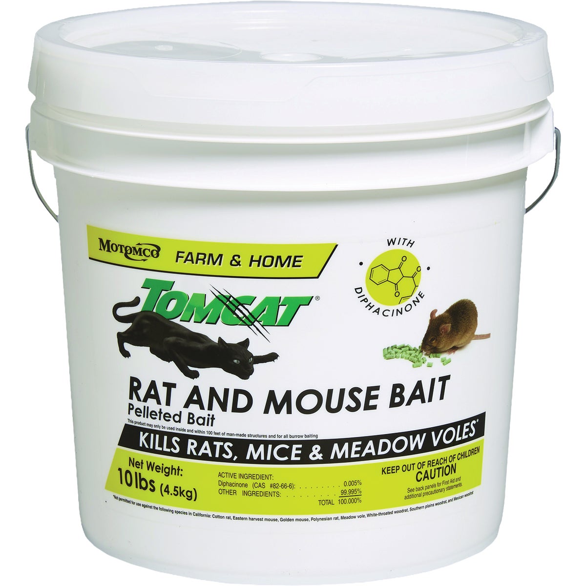 Tomcat 10 Lb. Pellet Rat & Mouse Bait