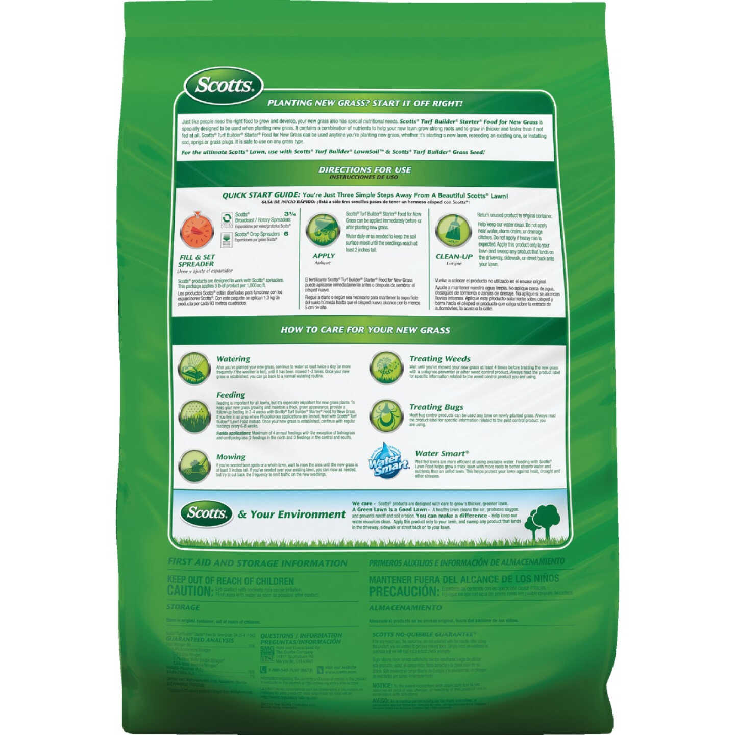 Scotts Turf Builder 15 Lb. 5000 Sq. Ft. Starter Food For New Grass Image 4