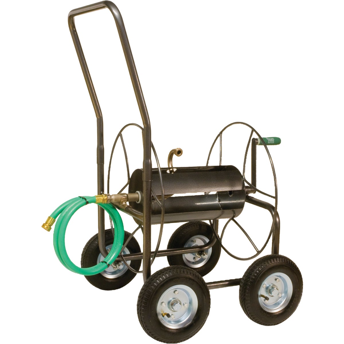 Yard Butler 400 Ft. 4-Wheel Steel Hose Reel Cart
