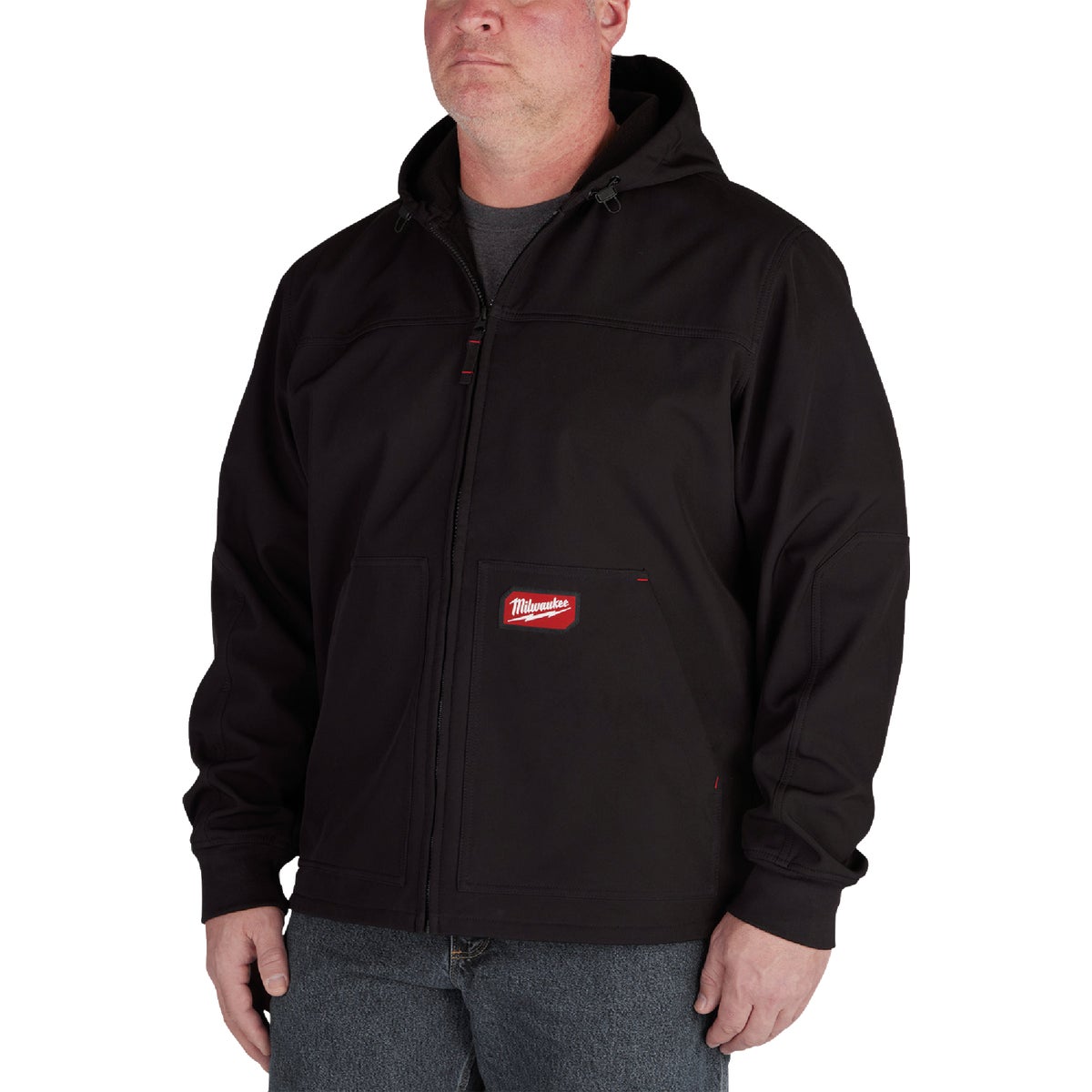 Milwaukee FREEFLEX Men's Medium Black Softshell Hooded Jacket