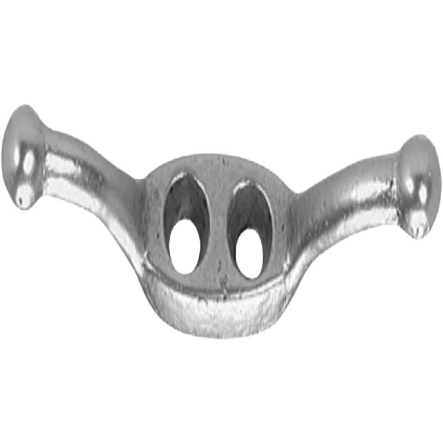 Campbell 6 In. Nickel-Plated Rope Cleat Image 1