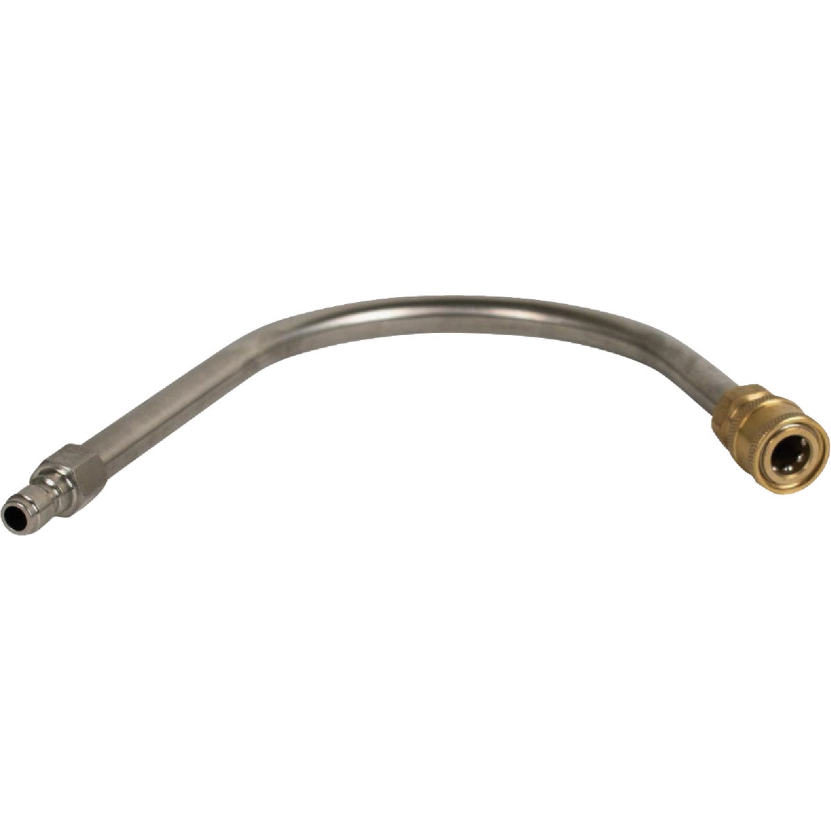 Forney 1/4 In. Plug Quick Connect Curved Gutter Cleaner Attachment