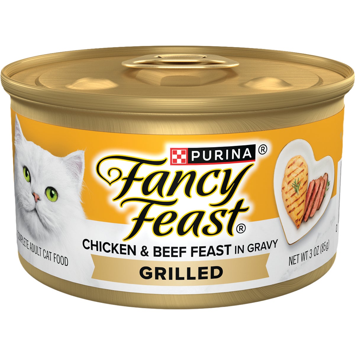 Purina Fancy Feast 3 Oz. Grilled Chicken & Beef Cat Food