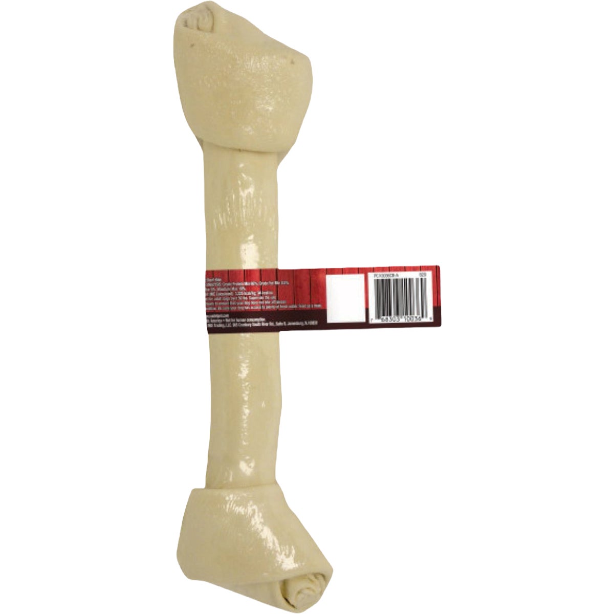 Cadet 14 In. Premium Grade Beef Hide Knotted Bone Image 2