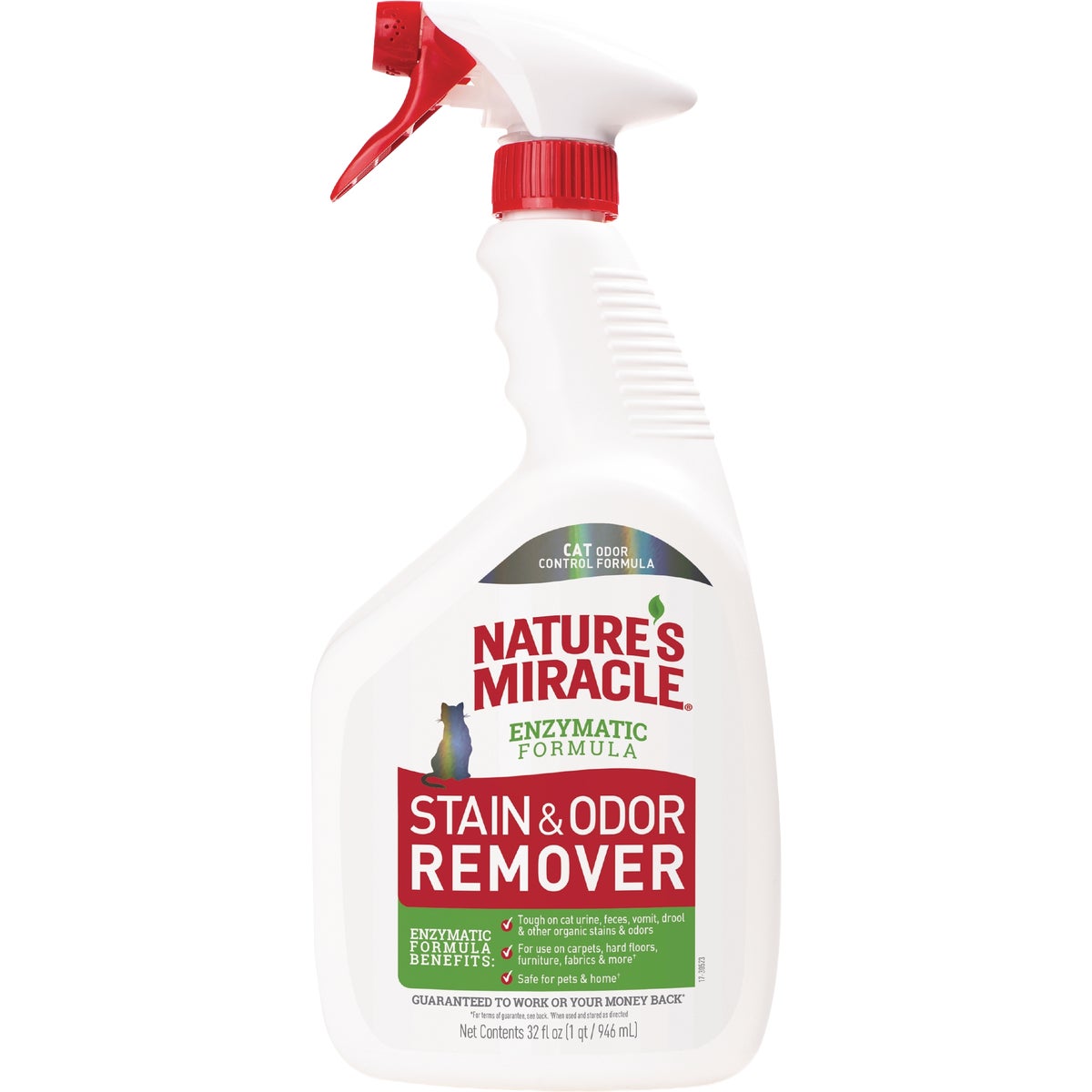 Nature's Miracle 32 Oz. Trigger Spray Cat Stain & Odor Remover